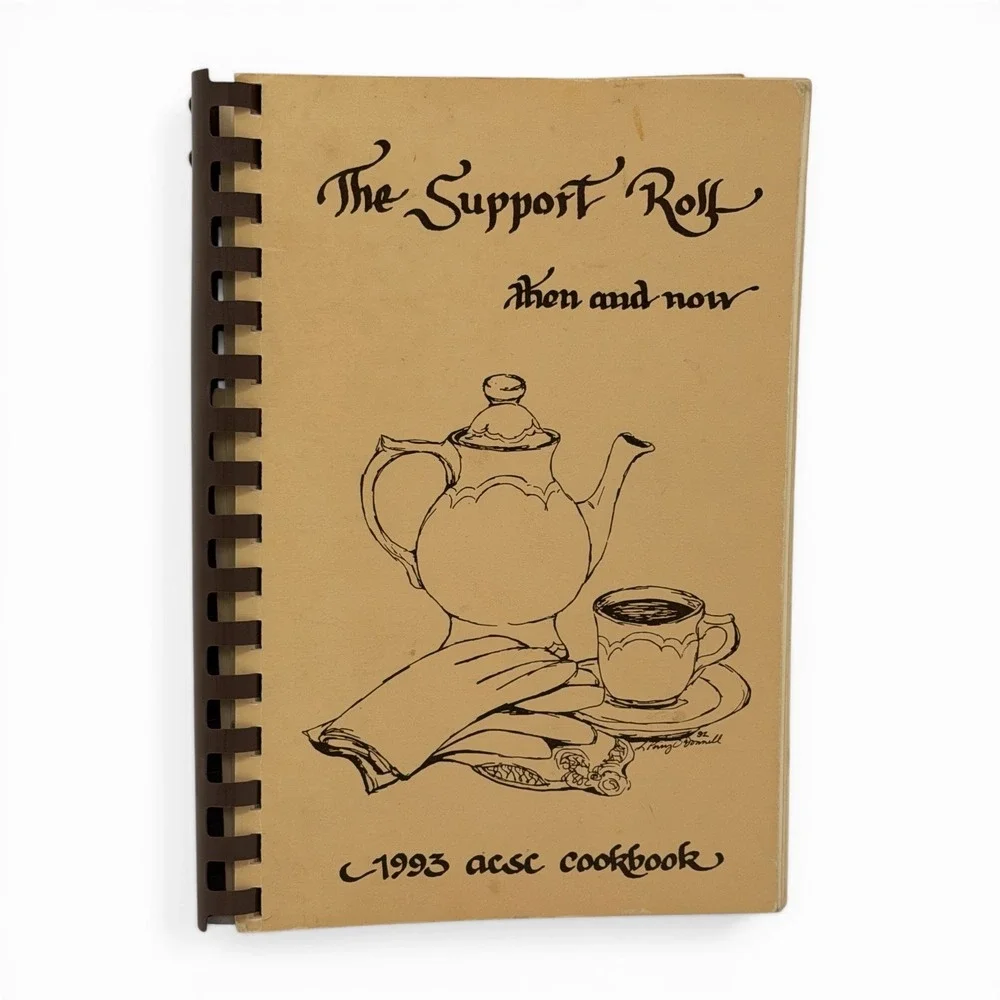 Vintage 1993 ACSC Cookbook The Support Roll Then and Now Air Force Military Base
